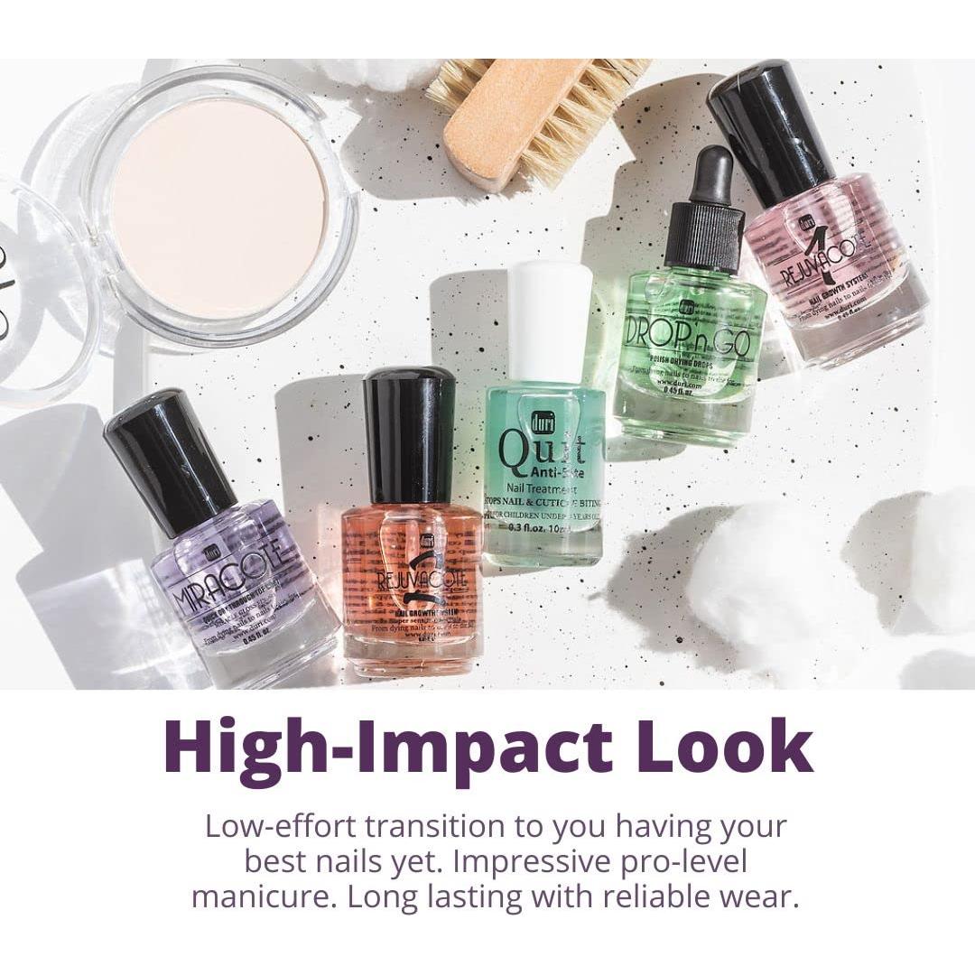 Capa Superior Secado Rápido Duri Miracote - Brillante, 3 Unidades