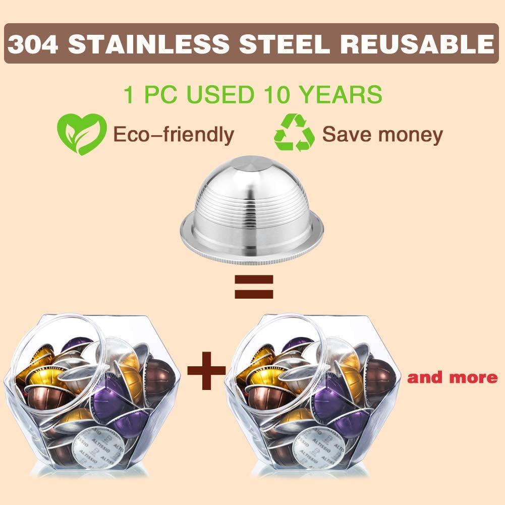 Cápsula de Café Reutilizable Acero Inoxidable CAPMESSO 68g