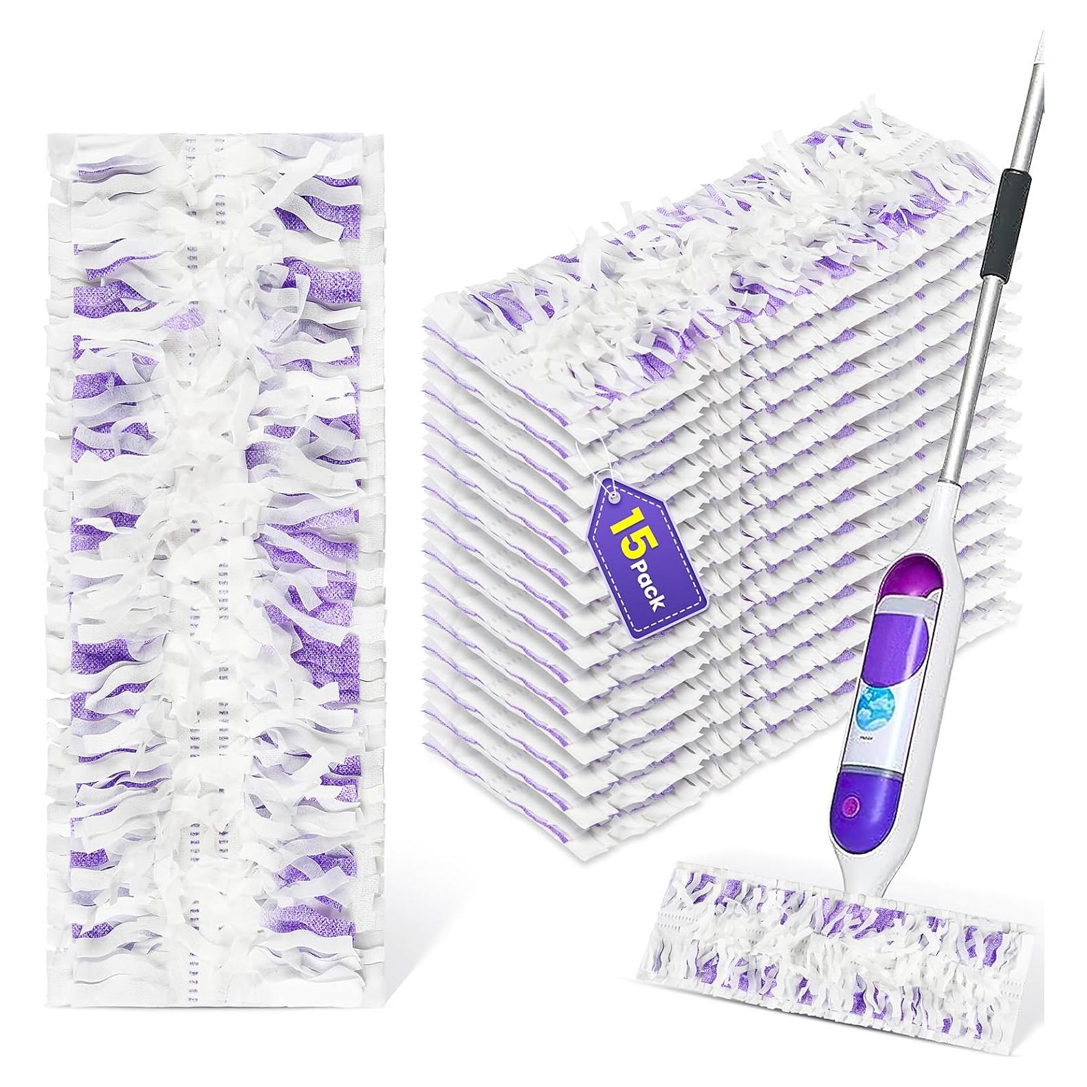 15 Recambios Desechables para Mopa Eléctrica Bisenkud 38.9cm