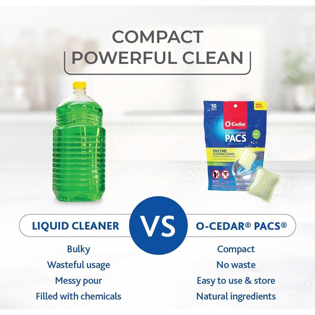 Trapeador O-Cedar EasyWring con Cubo y 3 Recargas Cítricas