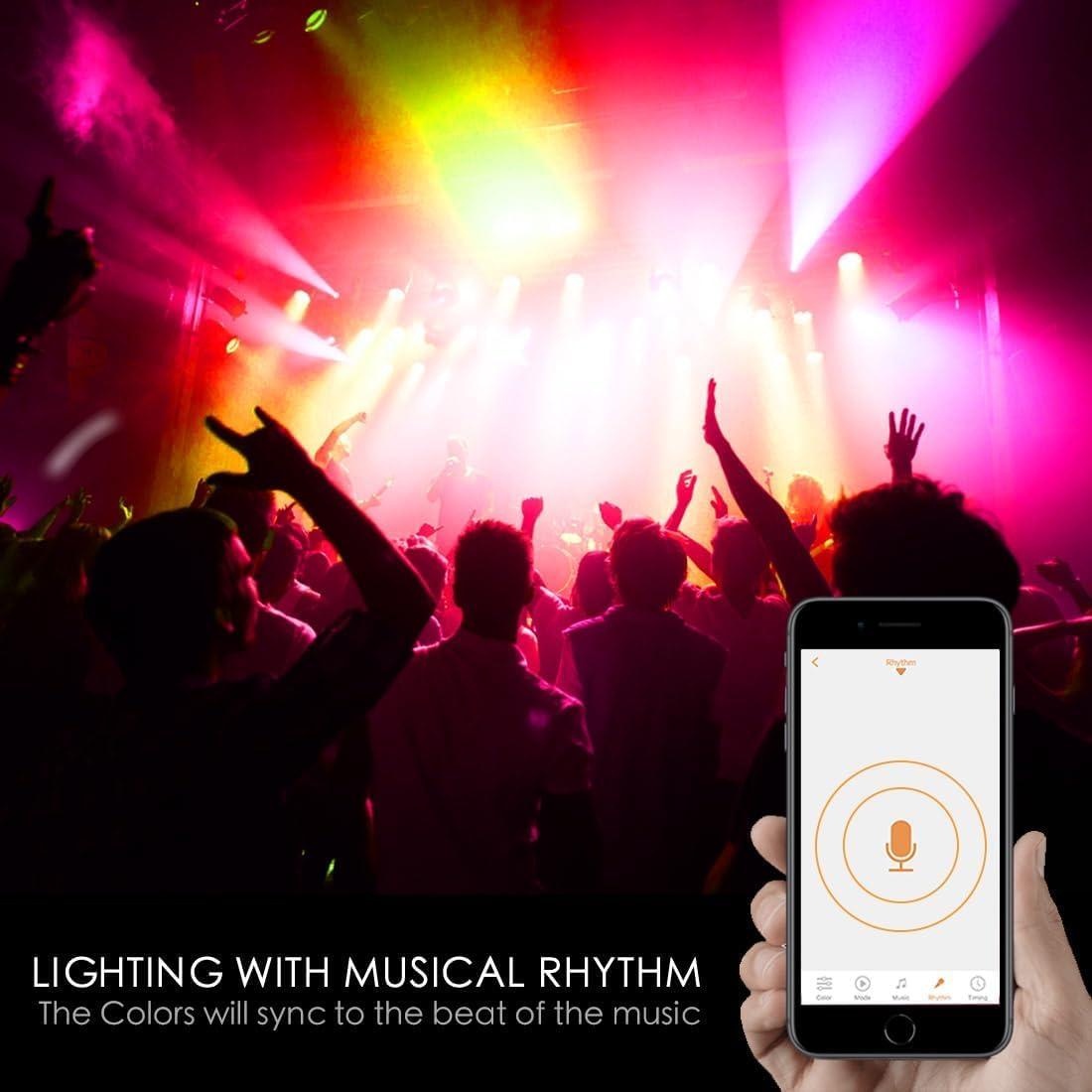 Bombillas LED ILC 10W RGB 900LM Blanco Cálido 2700K - Paquete de 4