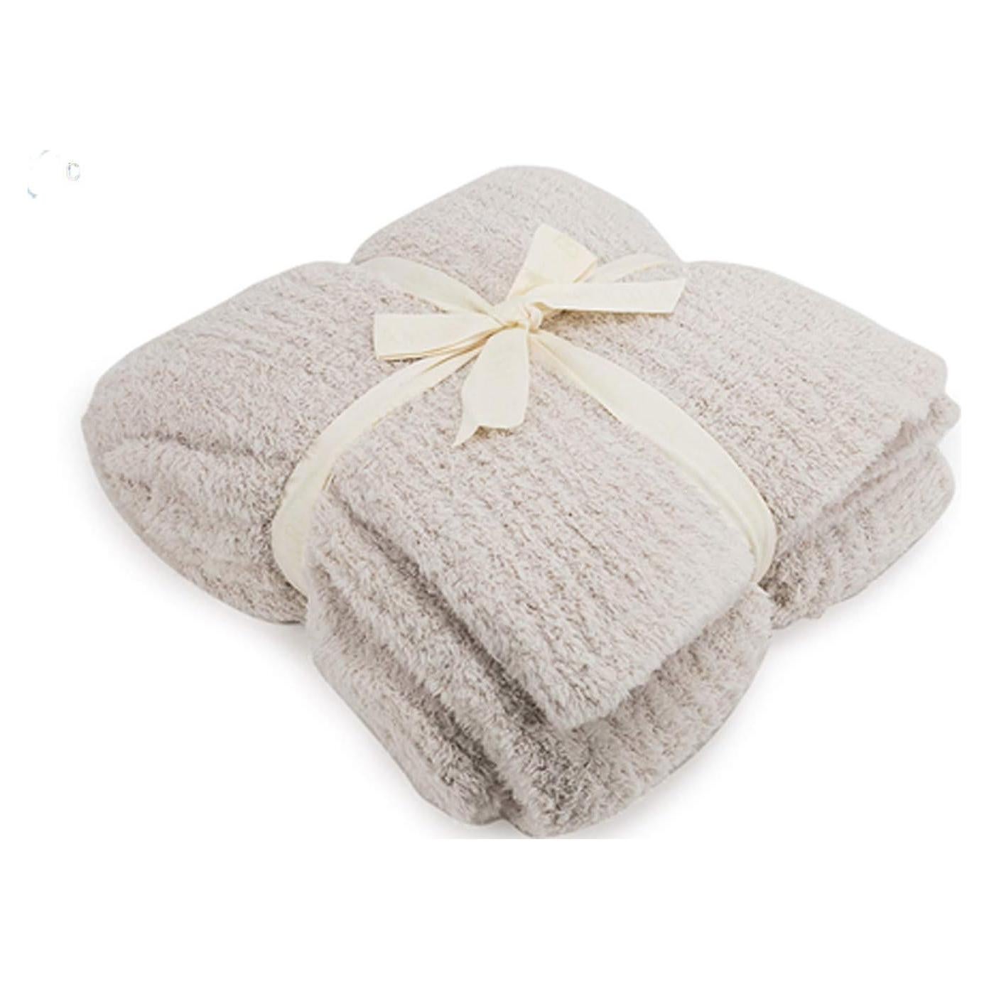 Manta Acogedora de Canalé Barefoot Dreams Talla Única Almendra