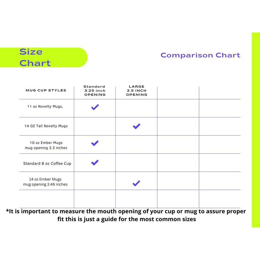 Cubiertas de Cerámica para Tazas Habla con la Patita - 4 Piezas