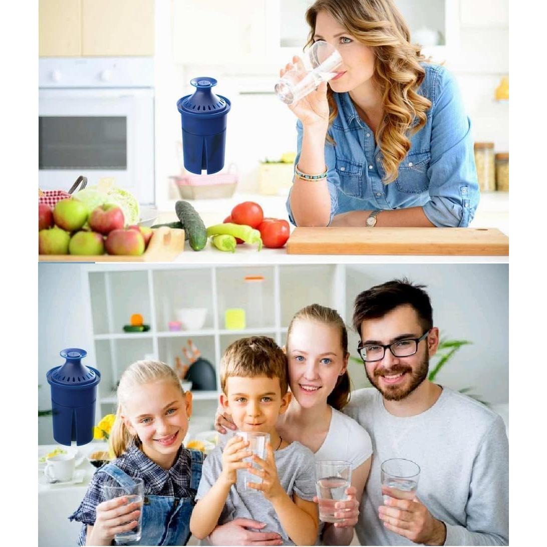 Filtro de Agua JAOAJO 6 Meses Reemplazo para Jarras Brita