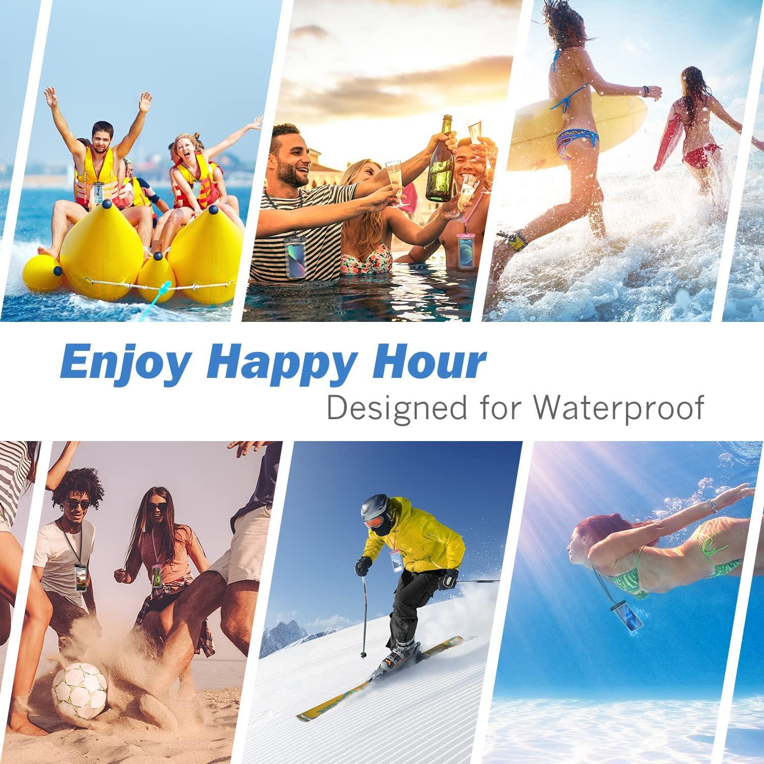 Bolsa Impermeable FRIEQ Universal IPX8 para Teléfonos hasta 7"