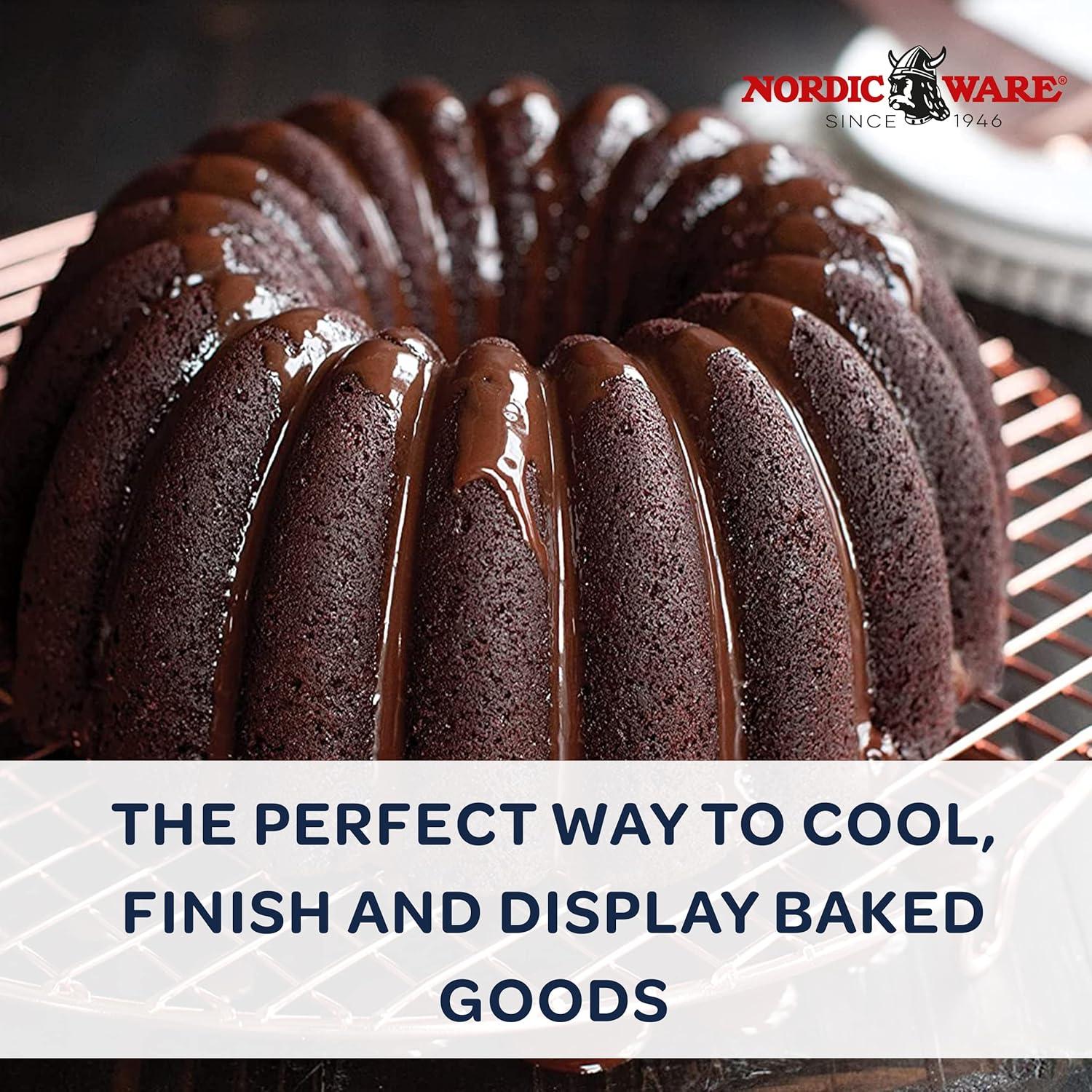 Rejilla de Enfriamiento Redonda Nordic Ware 33 cm Cobre