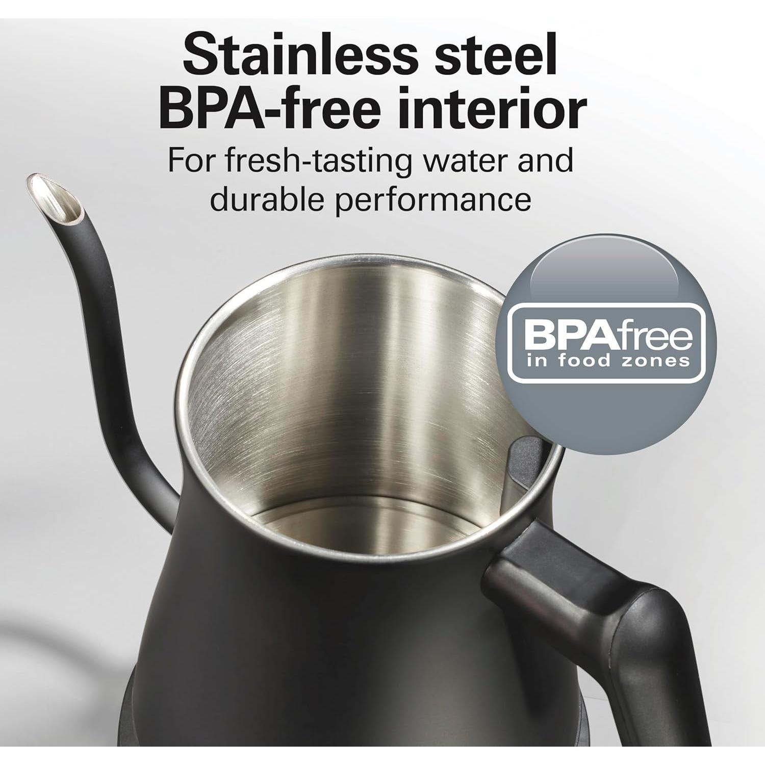 Hervidor Eléctrico Compacto Hamilton Beach 0.6L Pico de Ganso