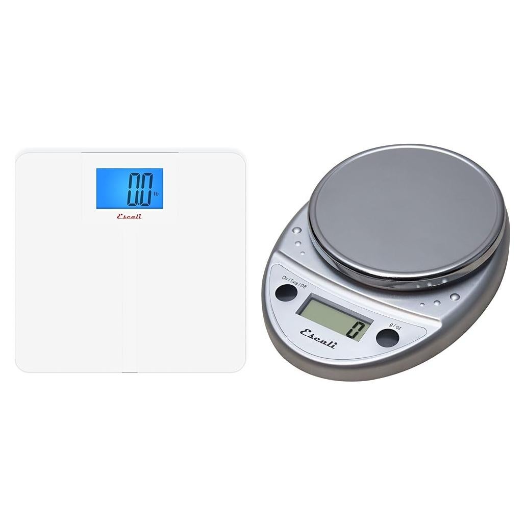 Balanza Digital de Baño Escali Antideslizante 255 kg + Cocina