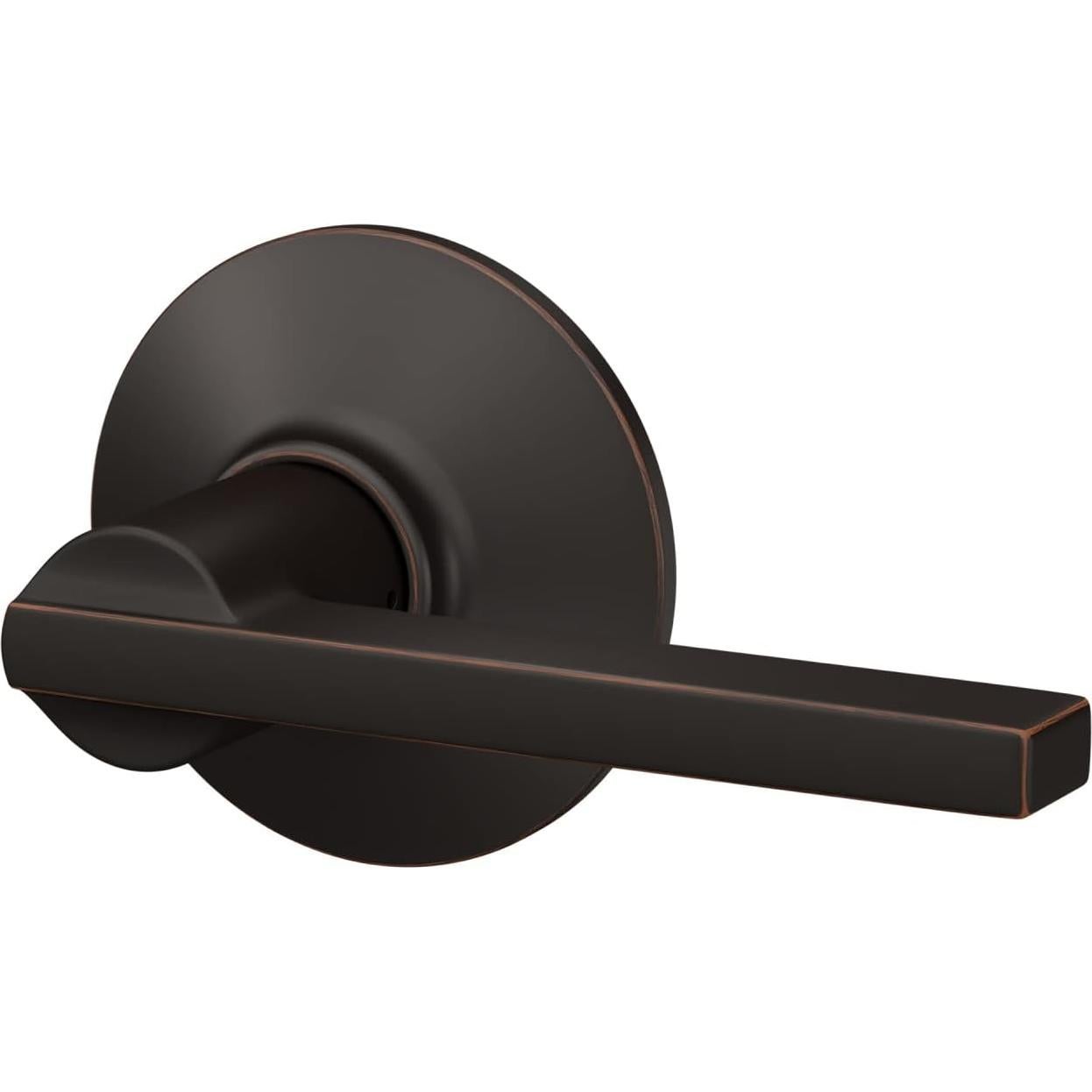 Cerradura de Paso Schlage F10 LAT 716 Bronce Envejecido - Paquete de 4