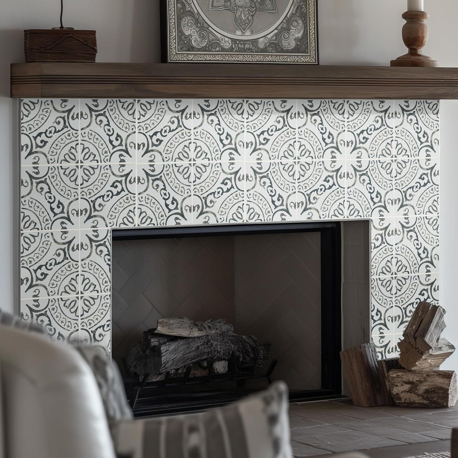 Azulejo de Porcelana Esmaltado MSI La Paloma 20x20 cm Mate