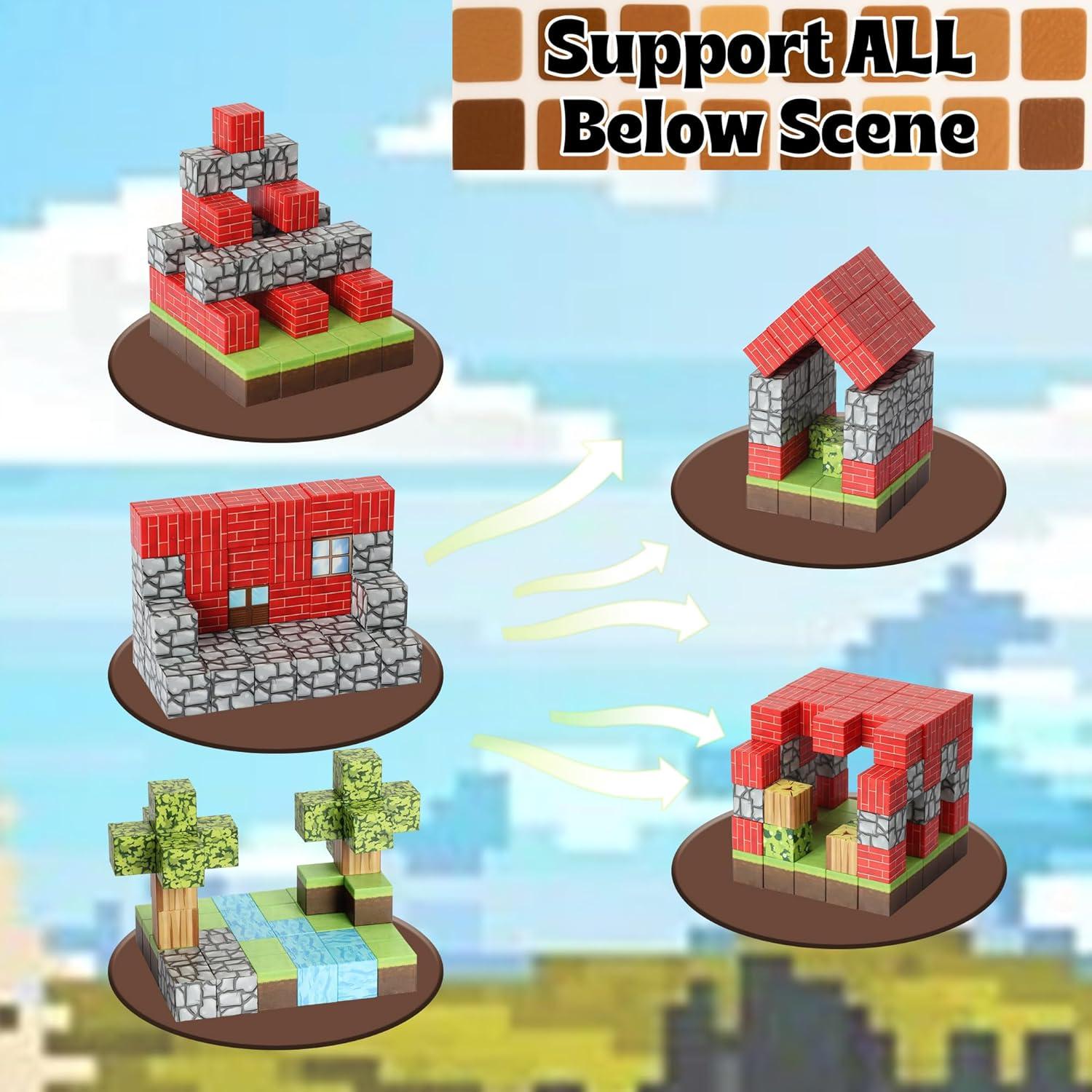 Bloques de Construcción Magnéticos DUSH PACE 120 PCS para Niños