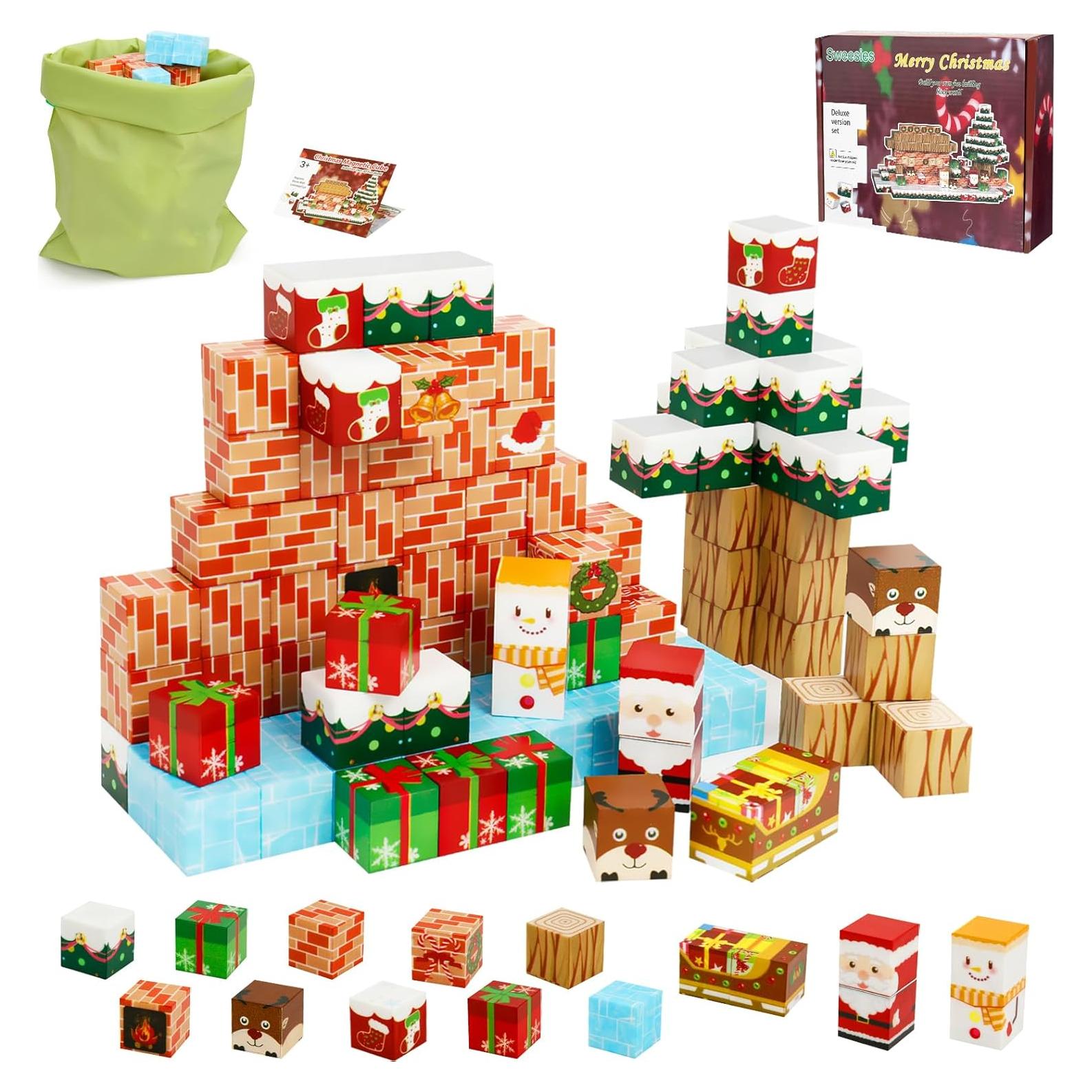 Bloques Magnéticos 112P STME - Juguetes Educativos para Niños 3-8 Años