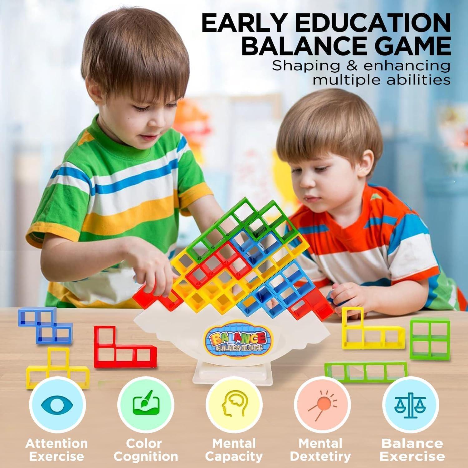 Juego de Apilamiento de Bloques de Equilibrio STCORPS7 - 32 Piezas