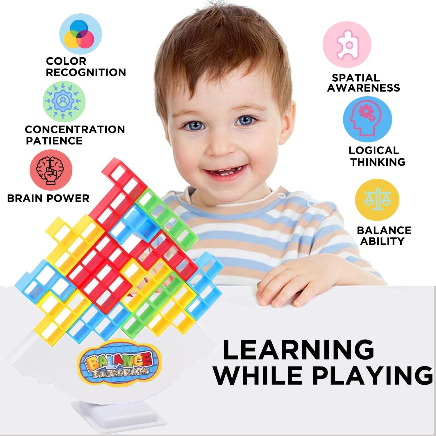 Juego de Apilamiento de Bloques de Equilibrio STCORPS7 - 32 Piezas