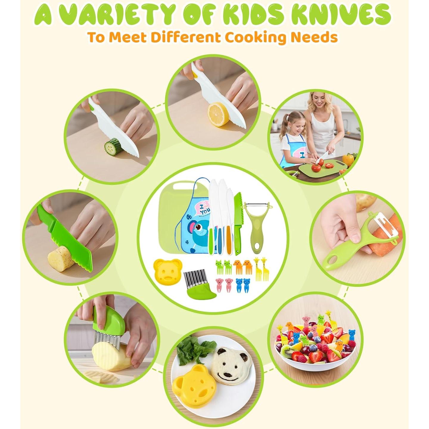 Juego de Cocina Montessori 19 Piezas AIXMEET para Niños