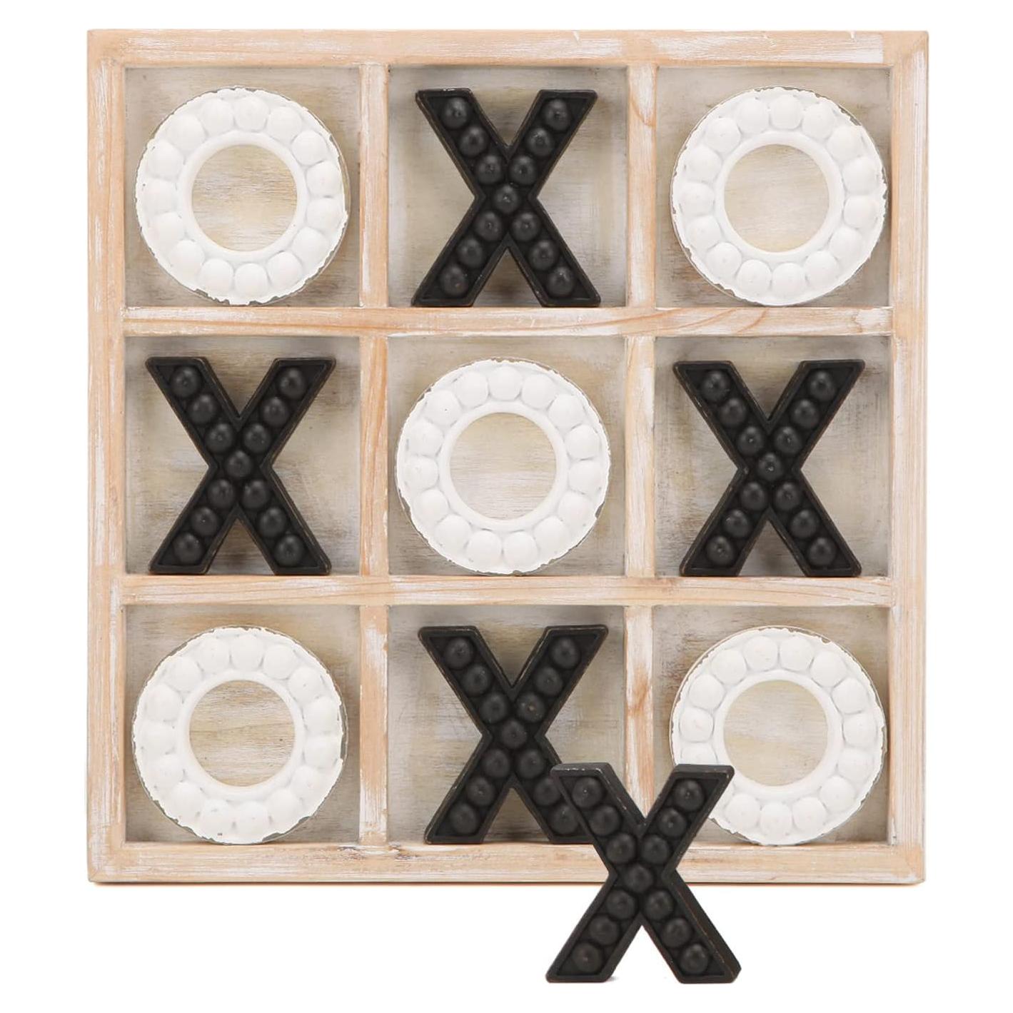 Juego de Tres en Raya NIKKY HOME de Madera 27x27 cm