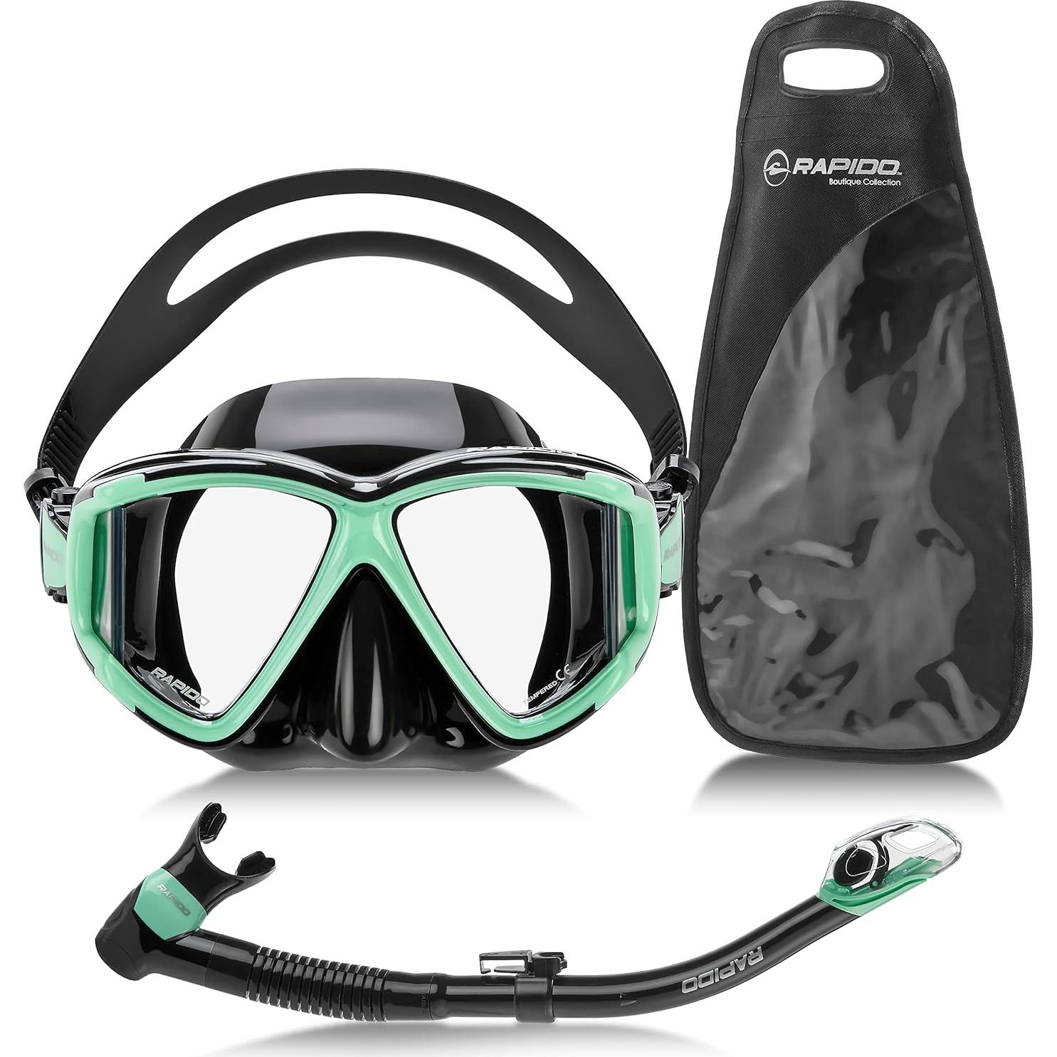 Conjunto de Snorkel Phantom Aquatics Panto-180 Adulto Rosa