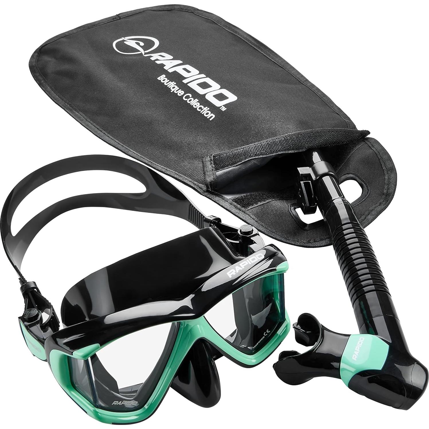 Conjunto de Snorkel Phantom Aquatics Panto-180 Adulto Rosa