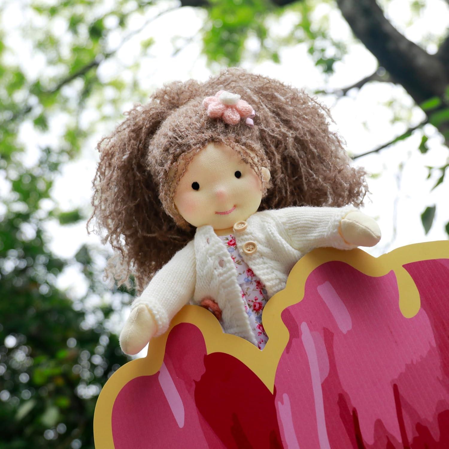 Muñeca de trapo Waldorf BlissfulPixie Ámbar 30.48 cm suave