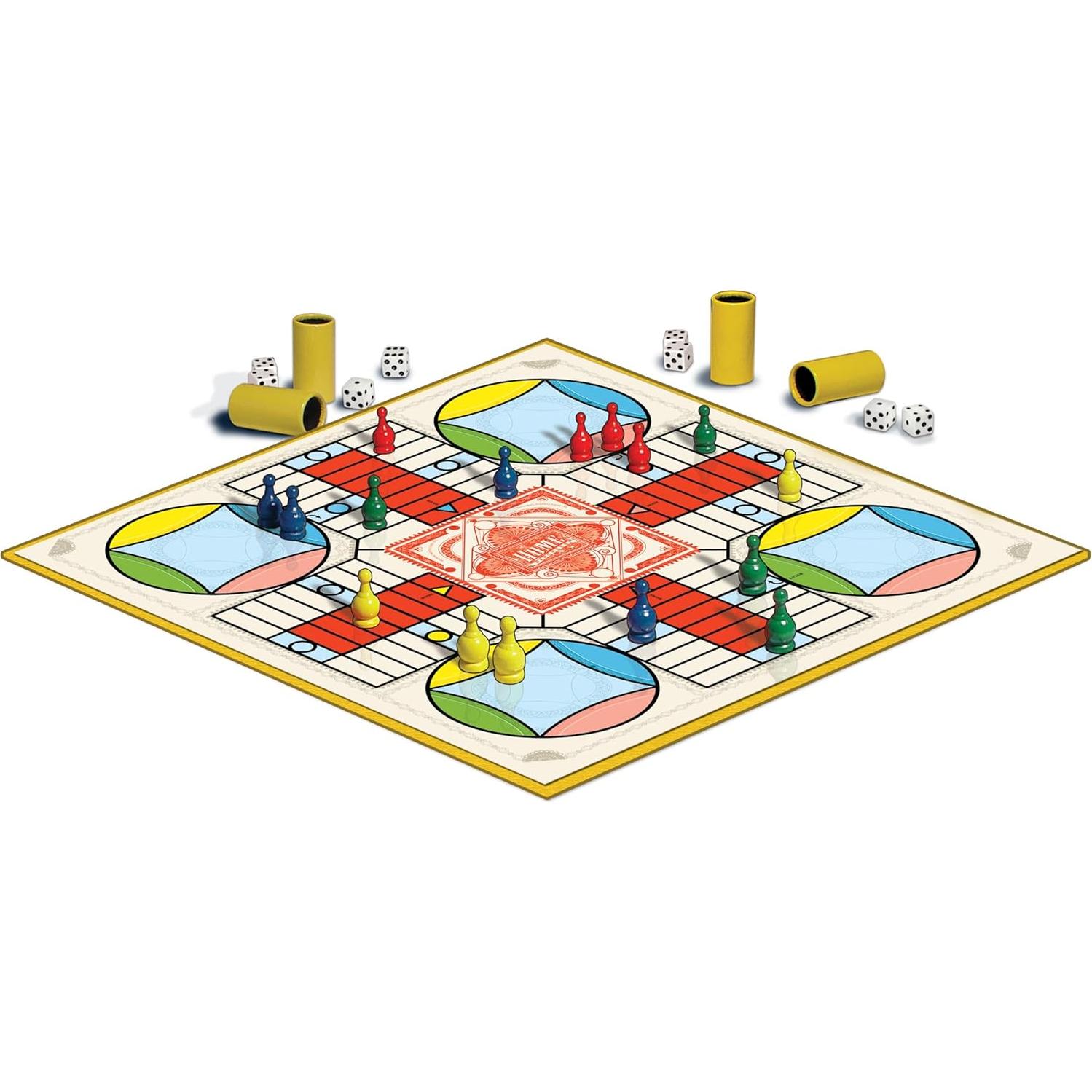 Juego de Mesa Parcheesi Edición Real Winning Moves 2-4 Jugadores