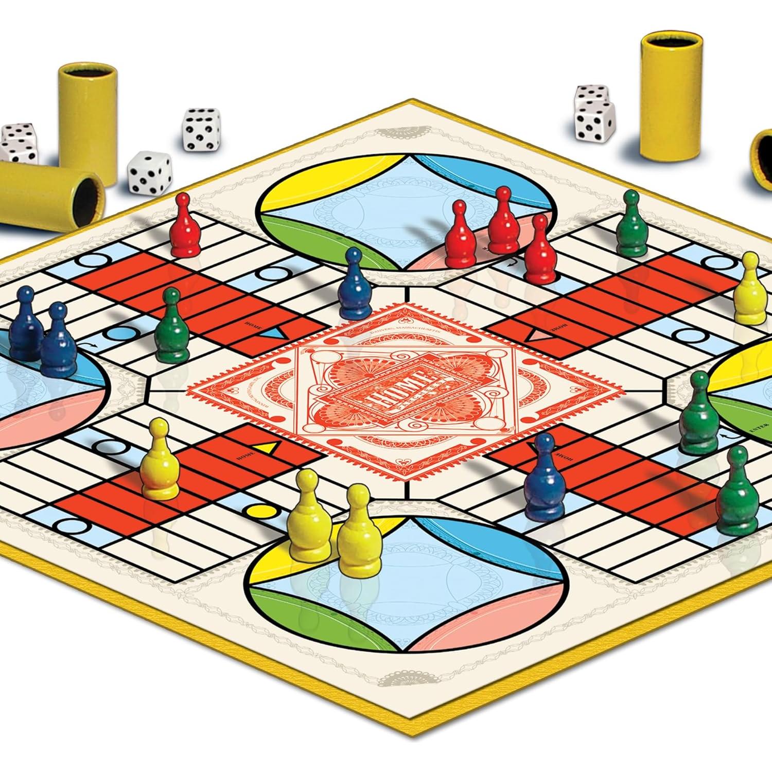 Juego de Mesa Parcheesi Edición Real Winning Moves 2-4 Jugadores