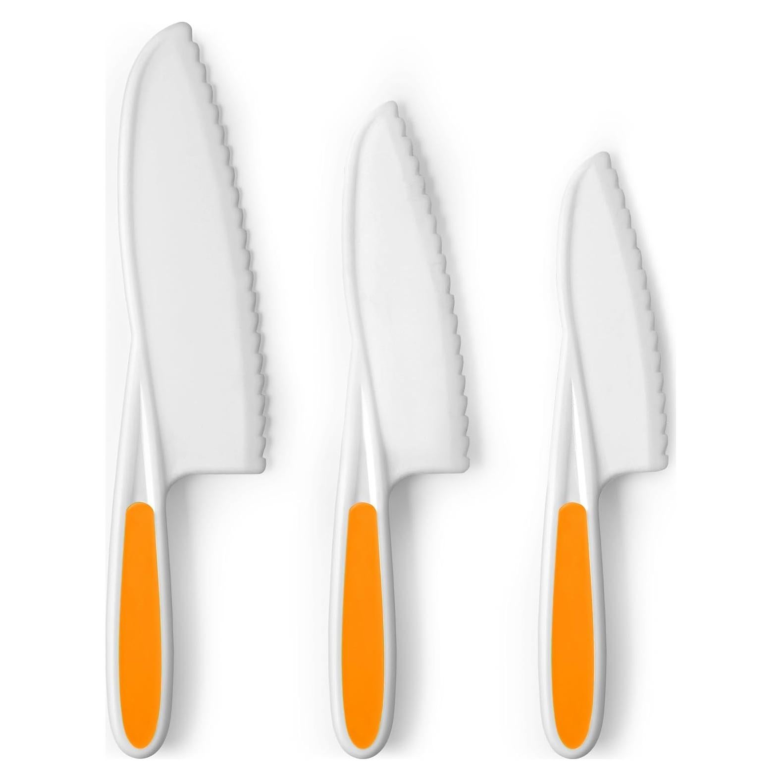 Set de Cuchillos para Niños Zulay - 3 Piezas Seguros y Divertidos