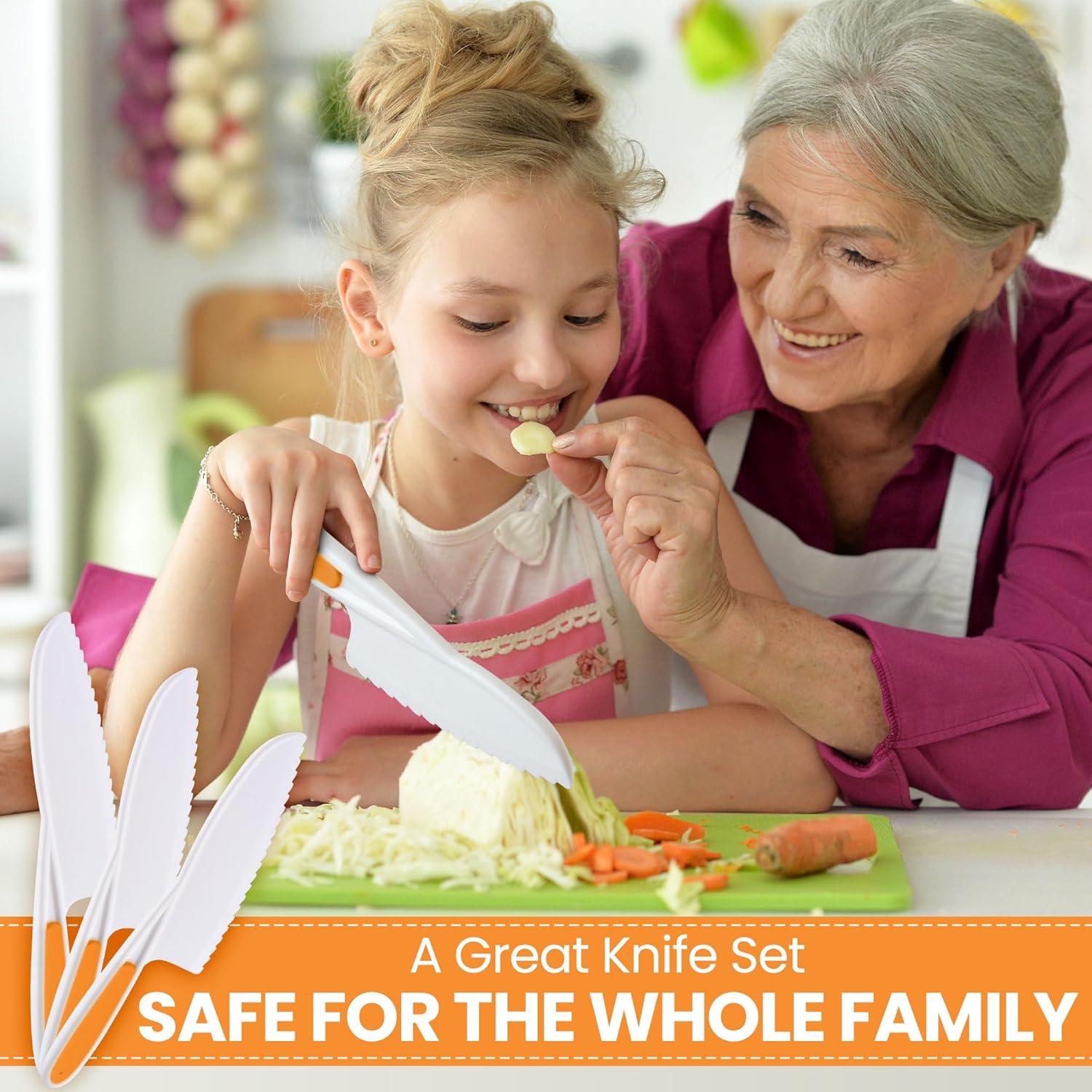 Set de Cuchillos para Niños Zulay - 3 Piezas Seguros y Divertidos