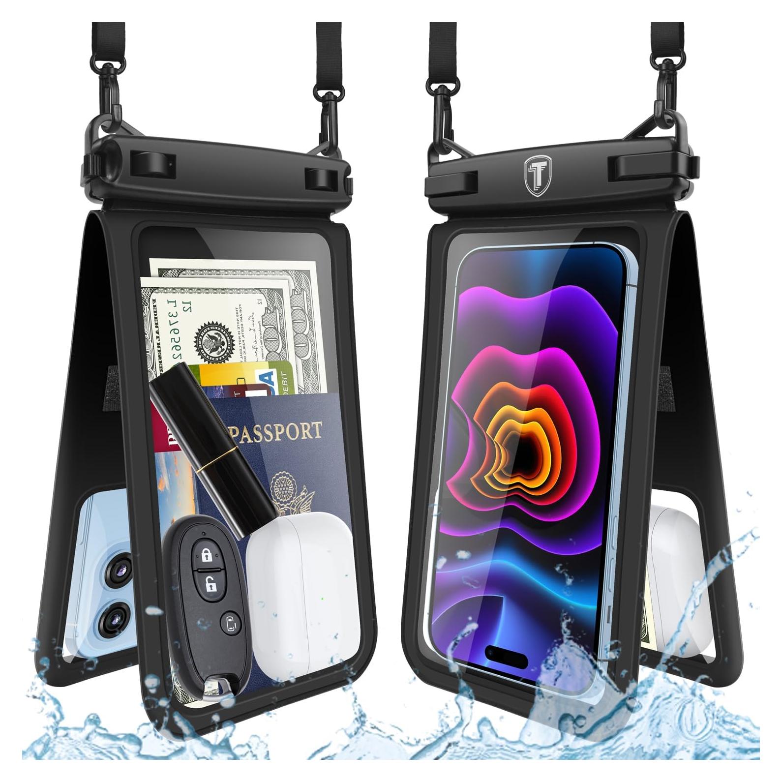 Funda Impermeable Takfox Doble Espacio para Teléfono 2-Pack