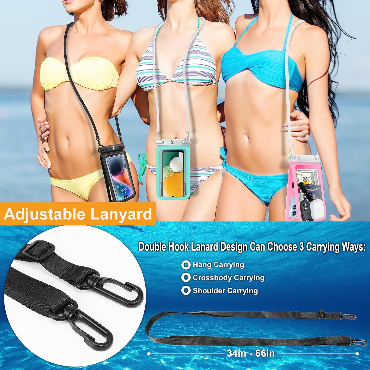 Funda Impermeable Takfox Doble Espacio para Teléfono 2-Pack