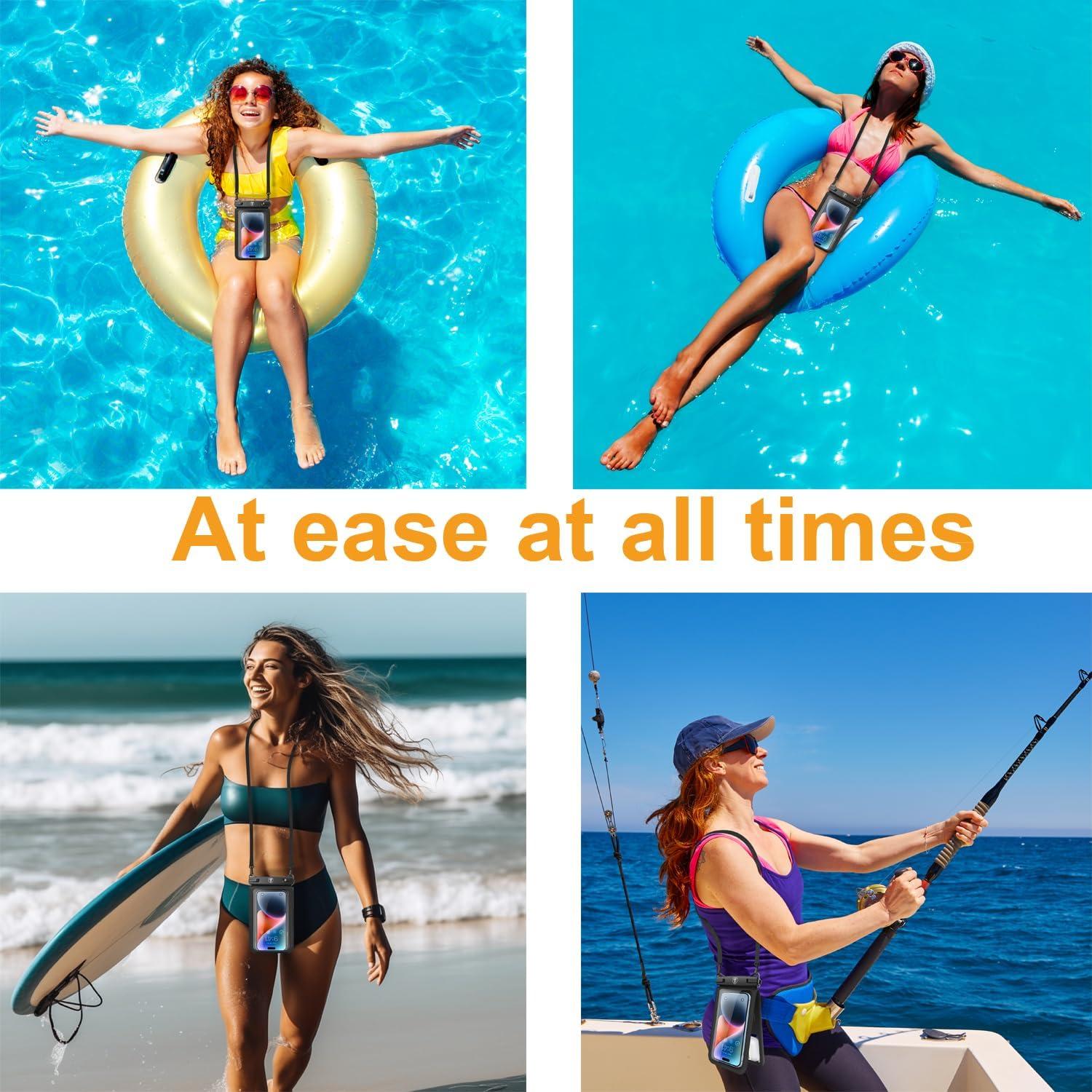 Funda Impermeable Takfox Doble Espacio para Teléfono 2-Pack