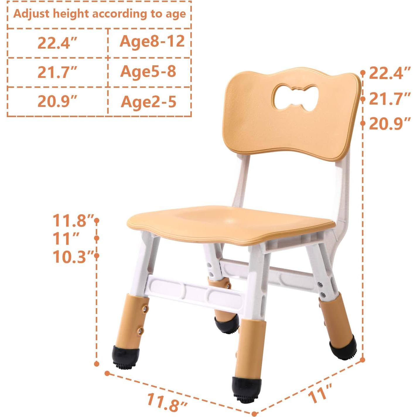 Sillas Ajustables para Niños WHY TOYS Charles 2-Pack Beige
