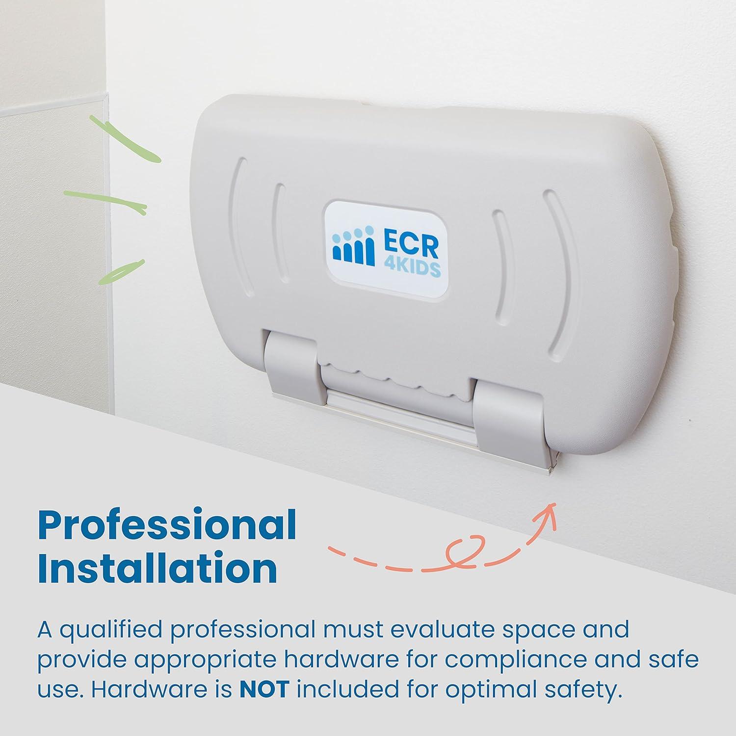 Estación de Cambio de Pared ECR4Kids para Bebés 91x57cm