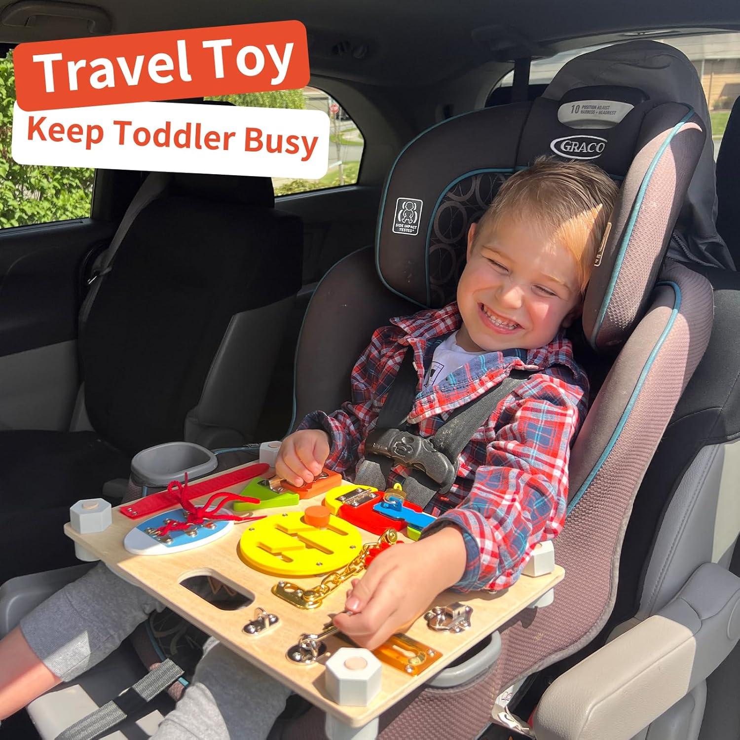 Tablero Ocupado Doble Cara Montessori Youlebi 27.9x38.6cm