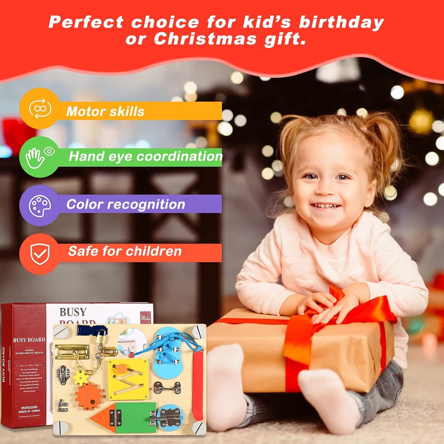 Tablero Ocupado Doble Cara Montessori Youlebi 27.9x38.6cm