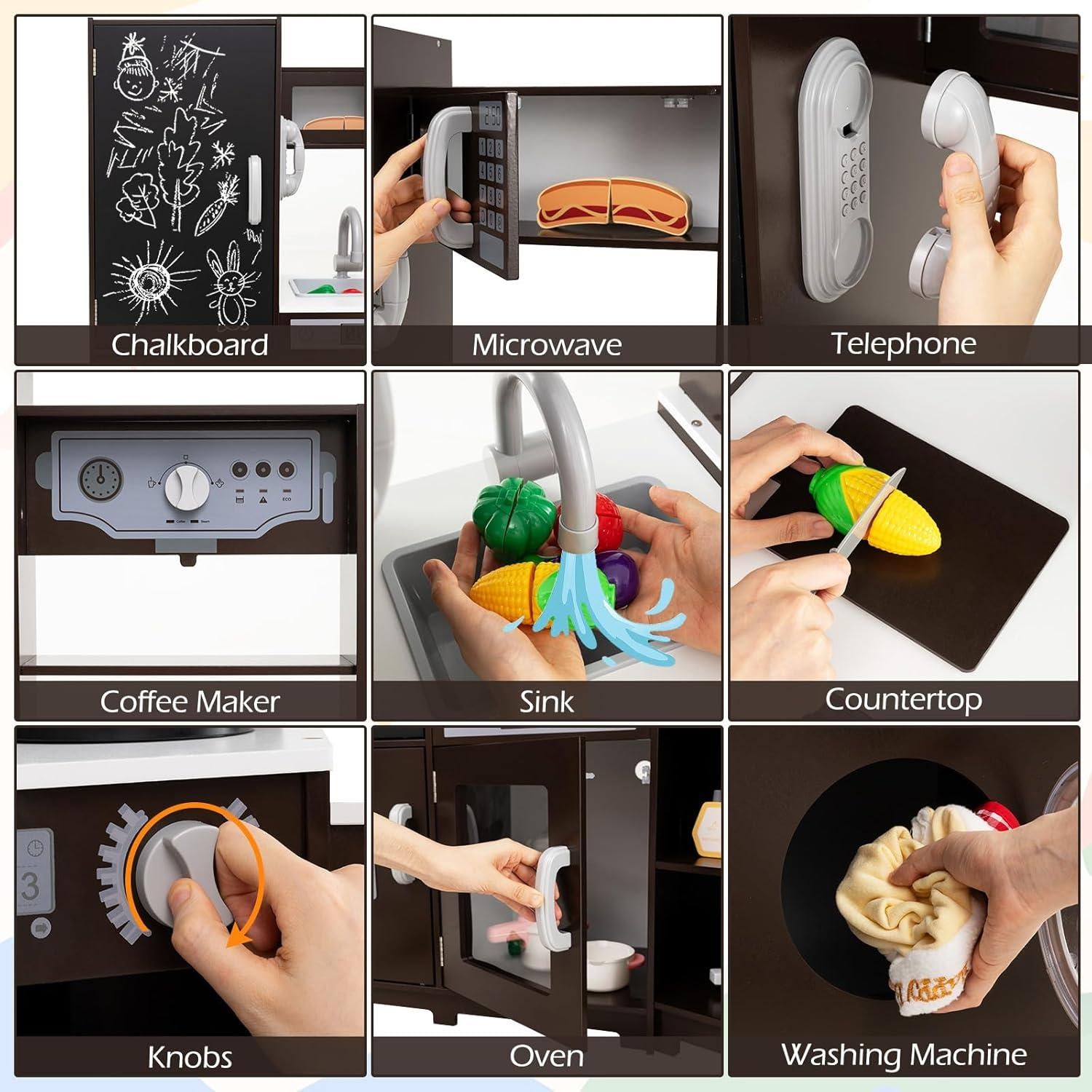 Cocina de Esquina Costzon con Luces y Sonidos para Niños