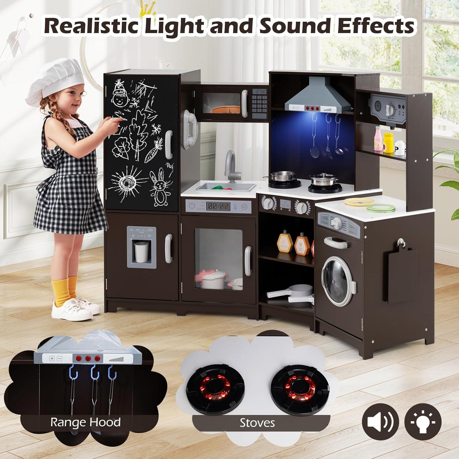 Cocina de Esquina Costzon con Luces y Sonidos para Niños