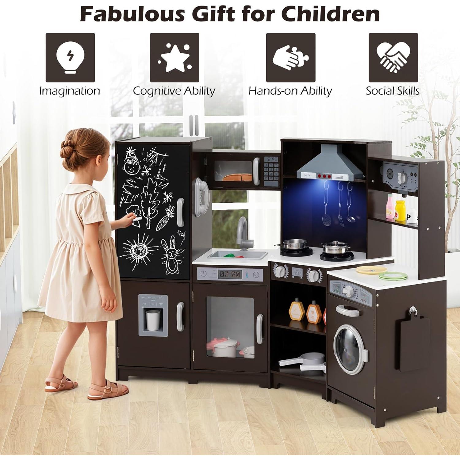 Cocina de Esquina Costzon con Luces y Sonidos para Niños