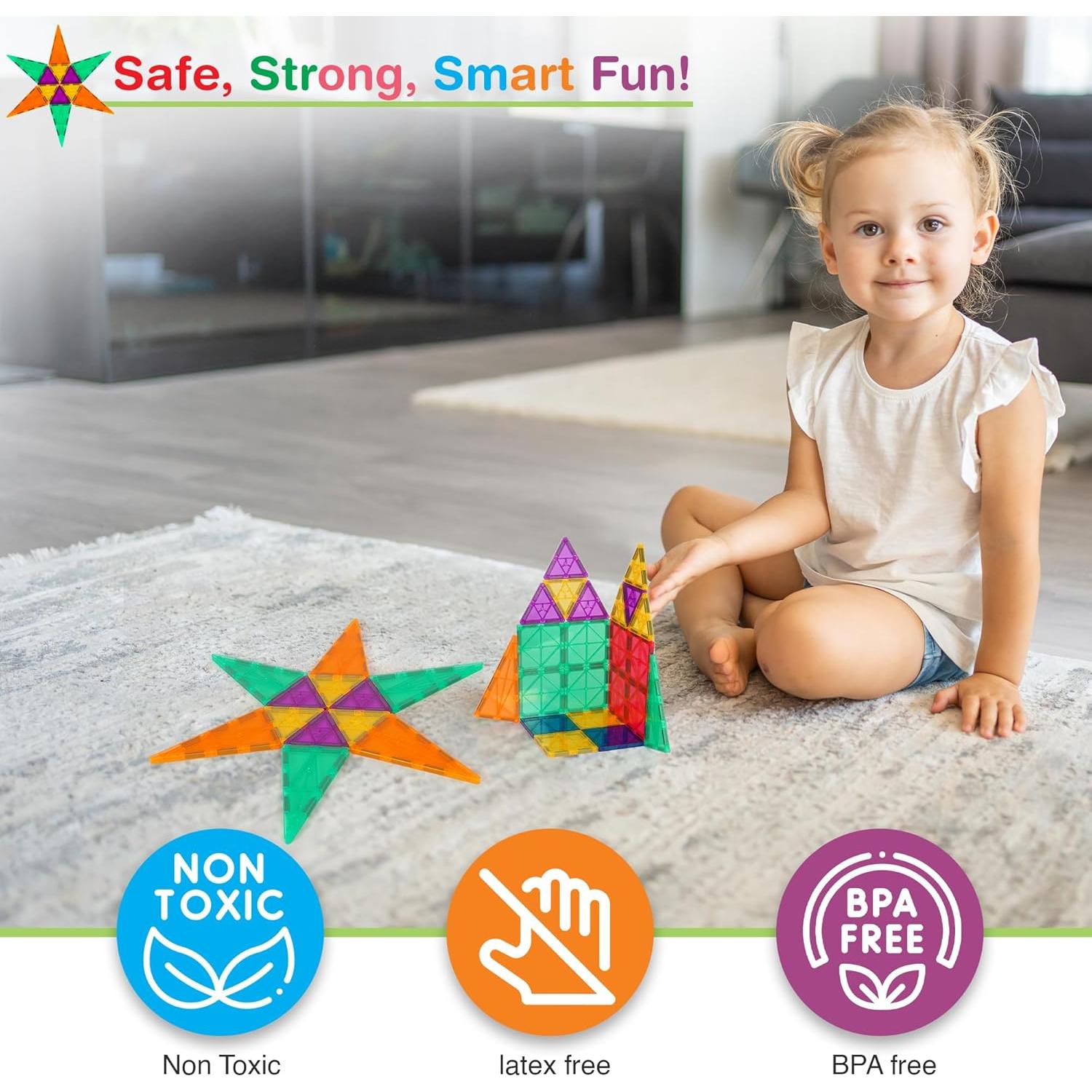 Conjunto de 100 Azulejos Magnéticos Tigerdoe para Niños