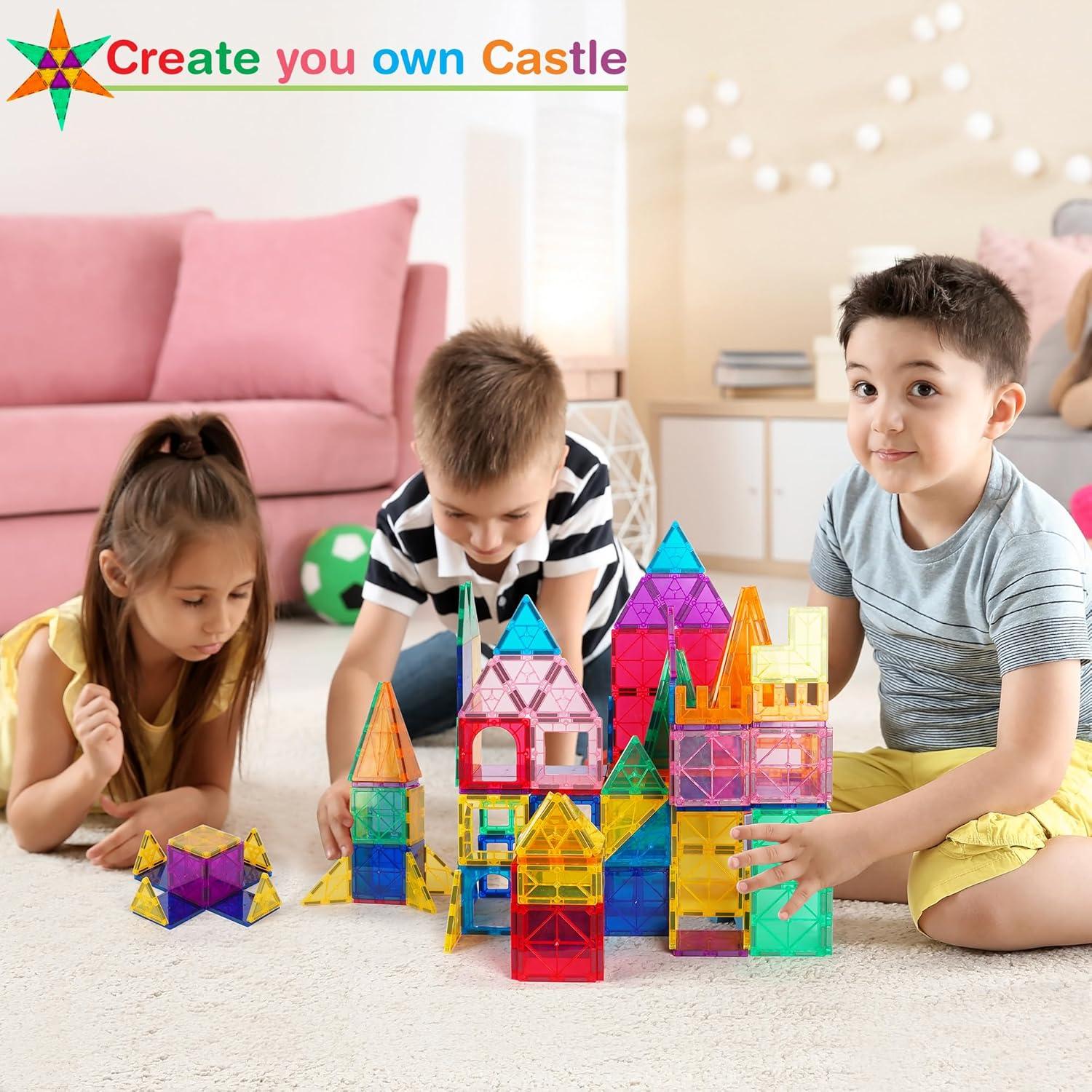 Conjunto de 100 Azulejos Magnéticos Tigerdoe para Niños