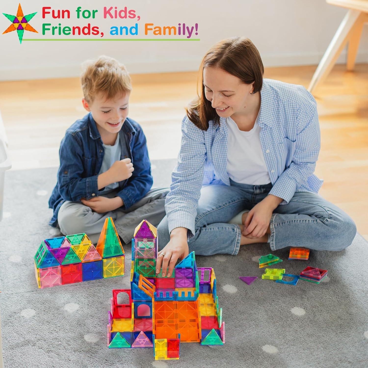 Conjunto de 100 Azulejos Magnéticos Tigerdoe para Niños