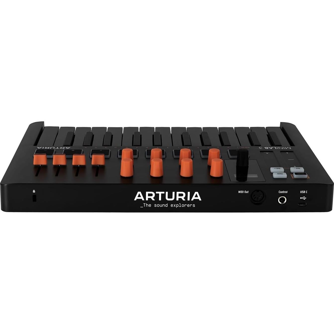 Controlador MIDI Arturia MiniLab 3 25 Teclas USB-C Naranja