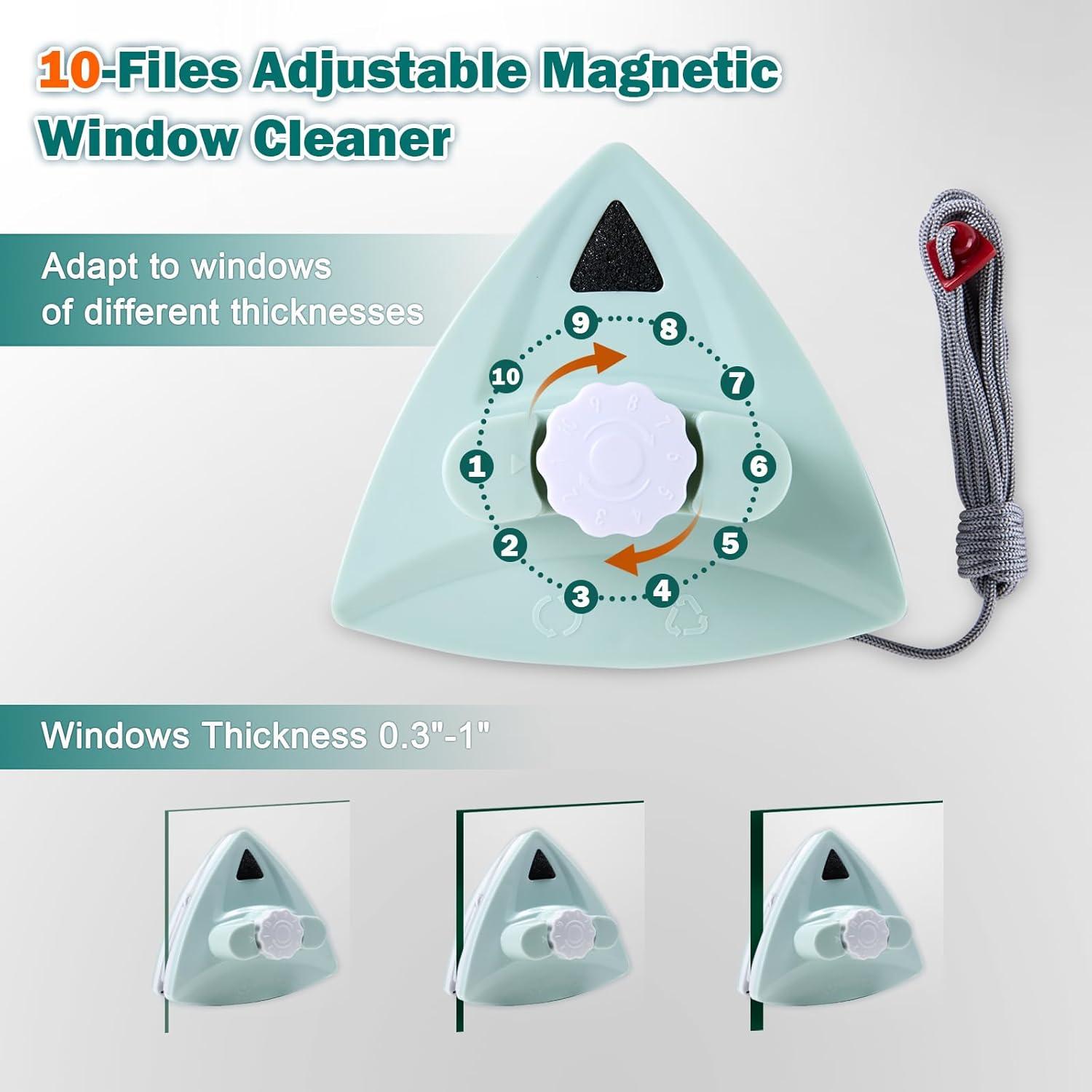 Limpiador Magnético de Ventanas MLOHASING WC-G1 16cm