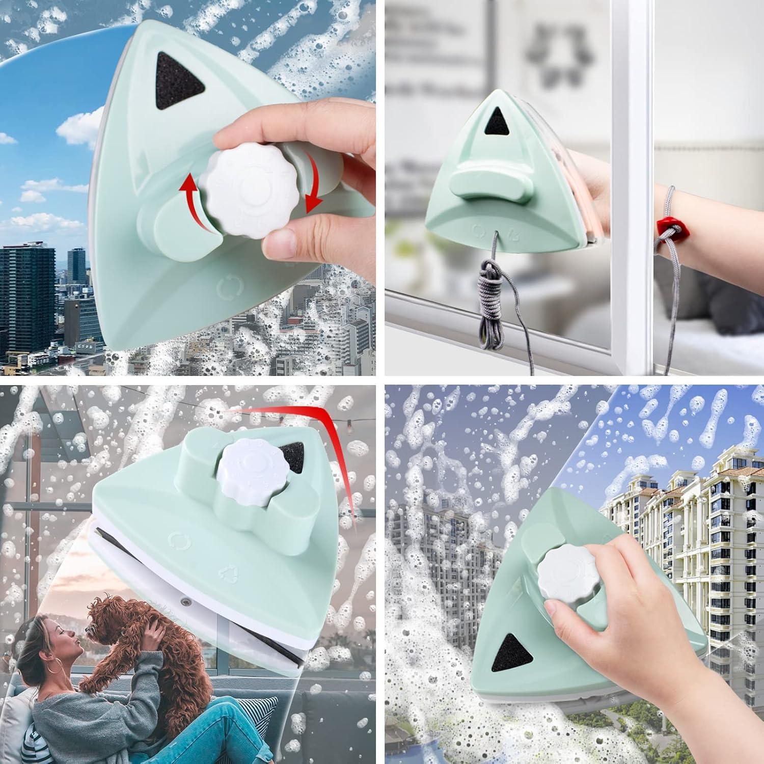 Limpiador Magnético de Ventanas MLOHASING WC-G1 16cm