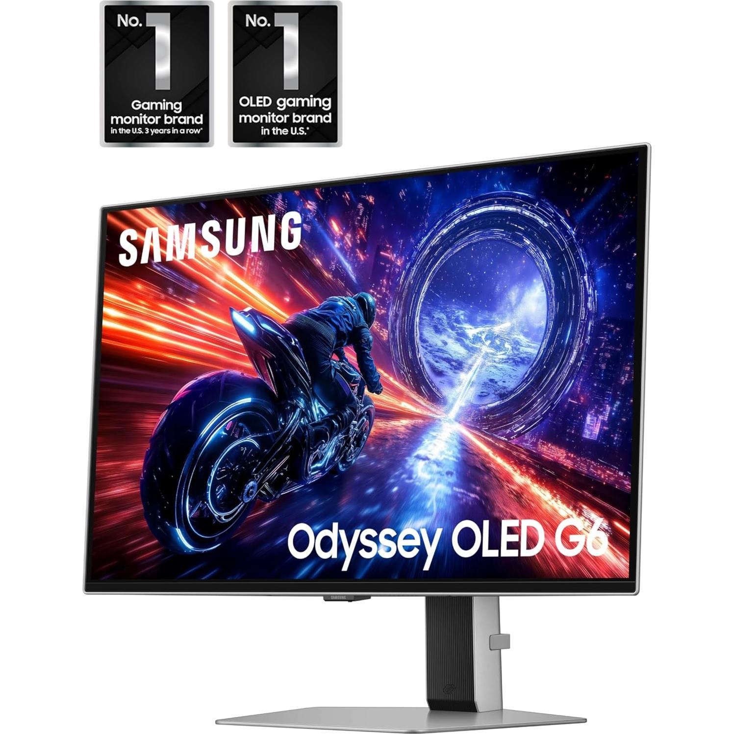 Monitor de Juegos Samsung 27" Odyssey G6 QHD OLED 500Hz