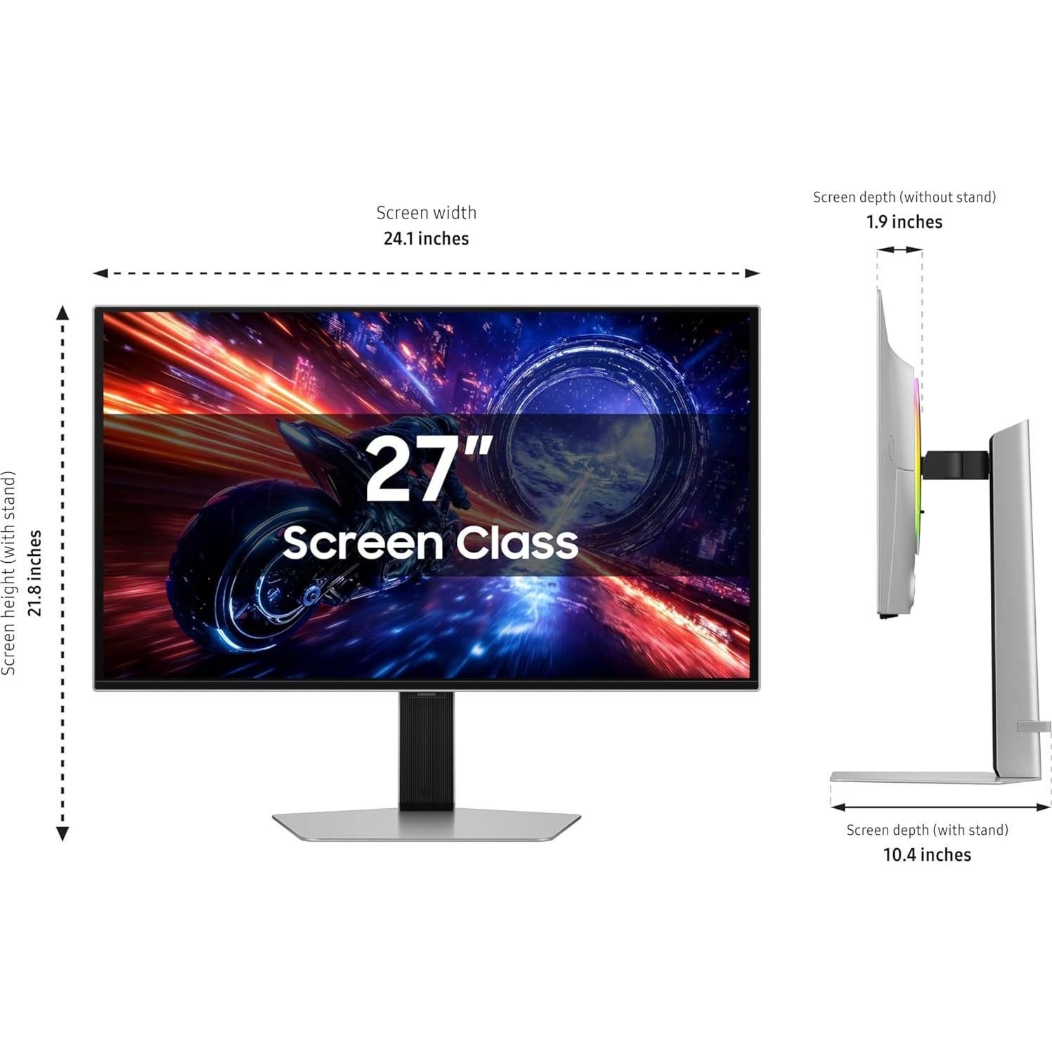 Monitor de Juegos Samsung 27" Odyssey G6 QHD OLED 500Hz