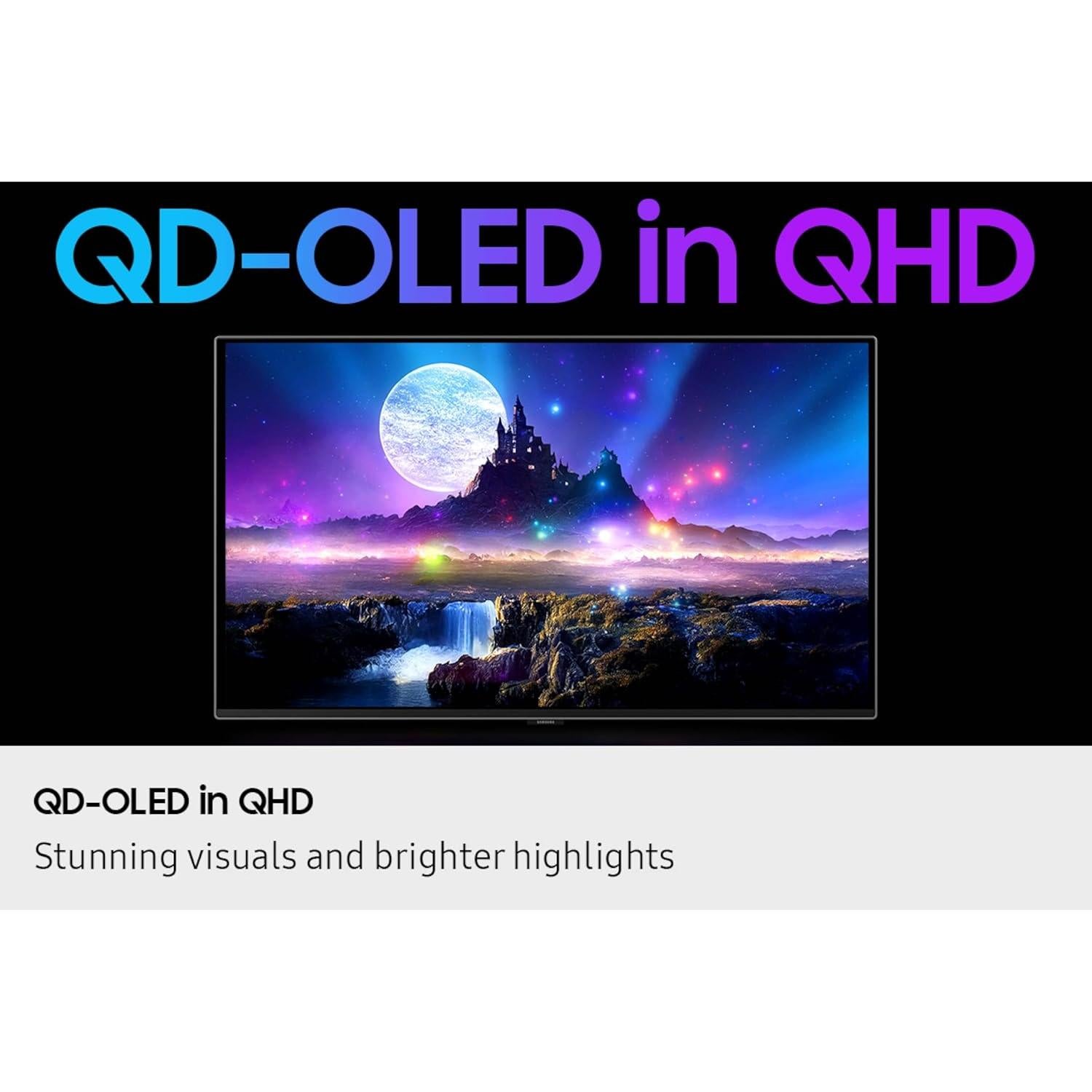 Monitor de Juegos Samsung 27" Odyssey G6 QHD OLED 500Hz