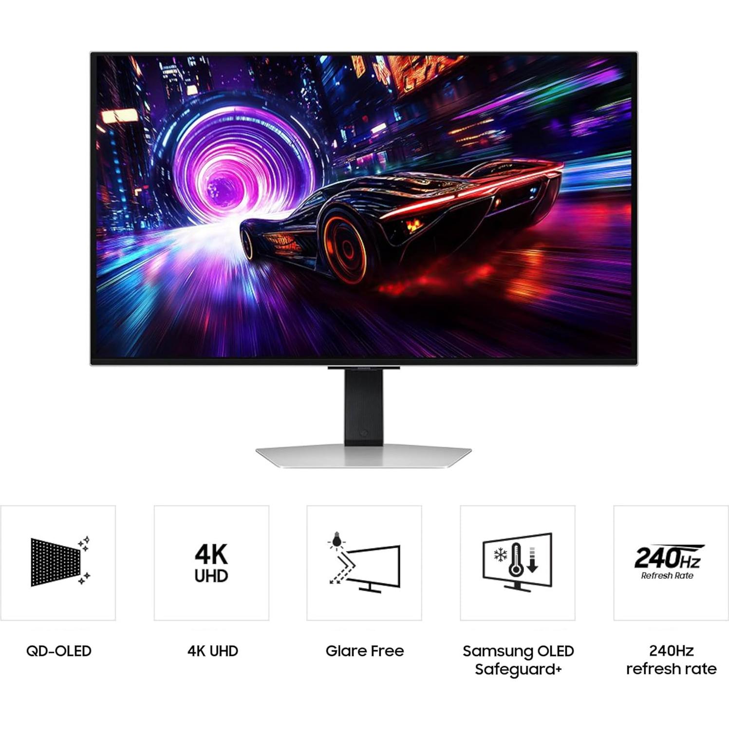 Monitor de Juegos Samsung 32" Odyssey QD-OLED G8 4K 240Hz