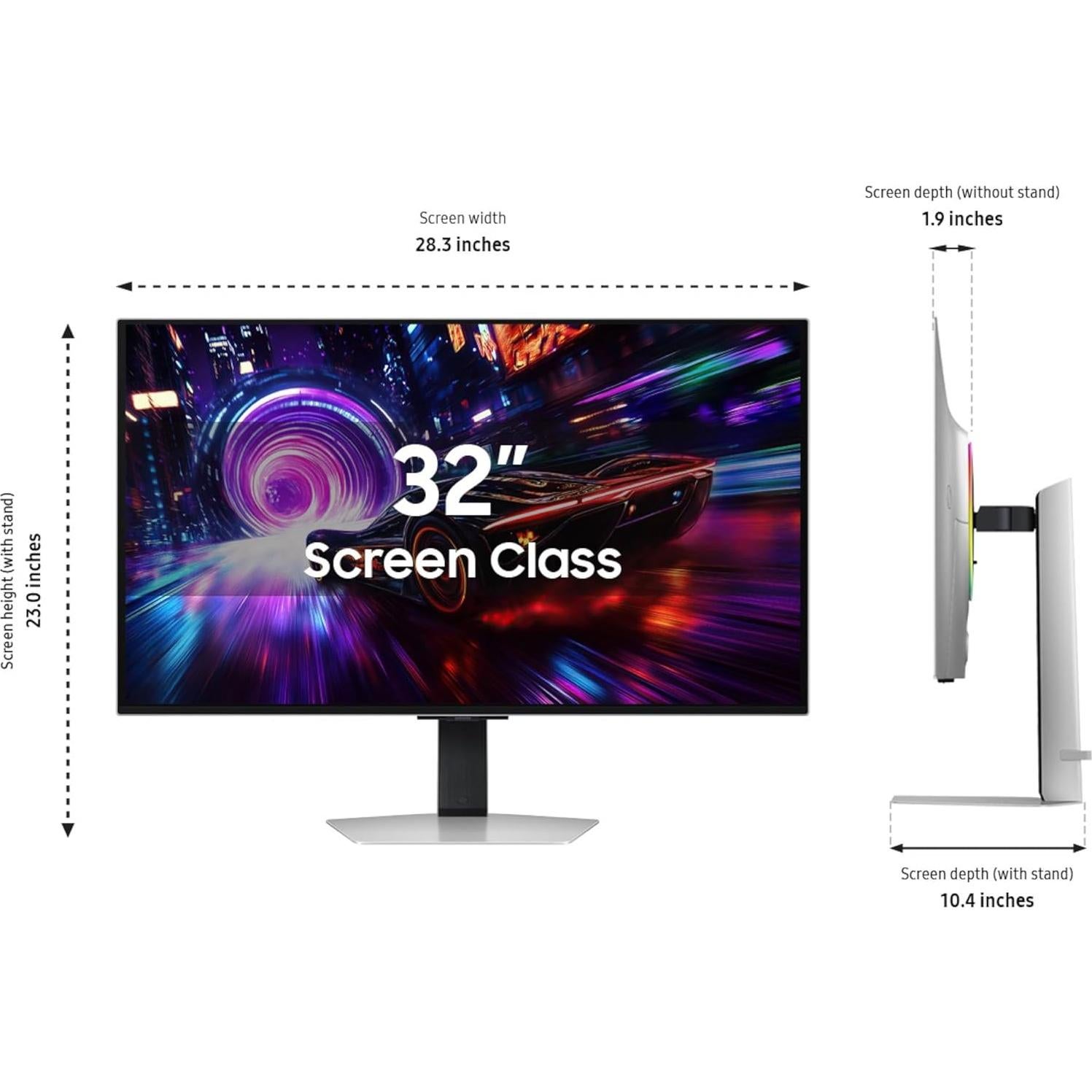 Monitor de Juegos Samsung 32" Odyssey QD-OLED G8 4K 240Hz