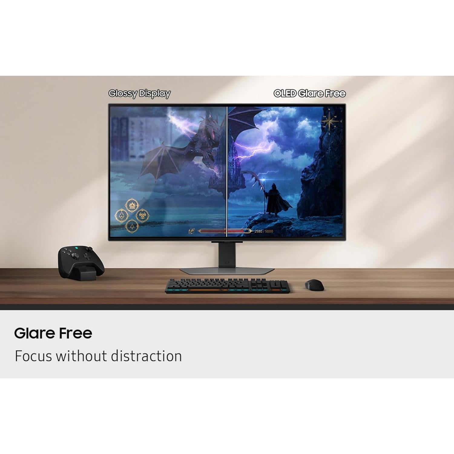 Monitor de Juegos Samsung 32" Odyssey QD-OLED G8 4K 240Hz