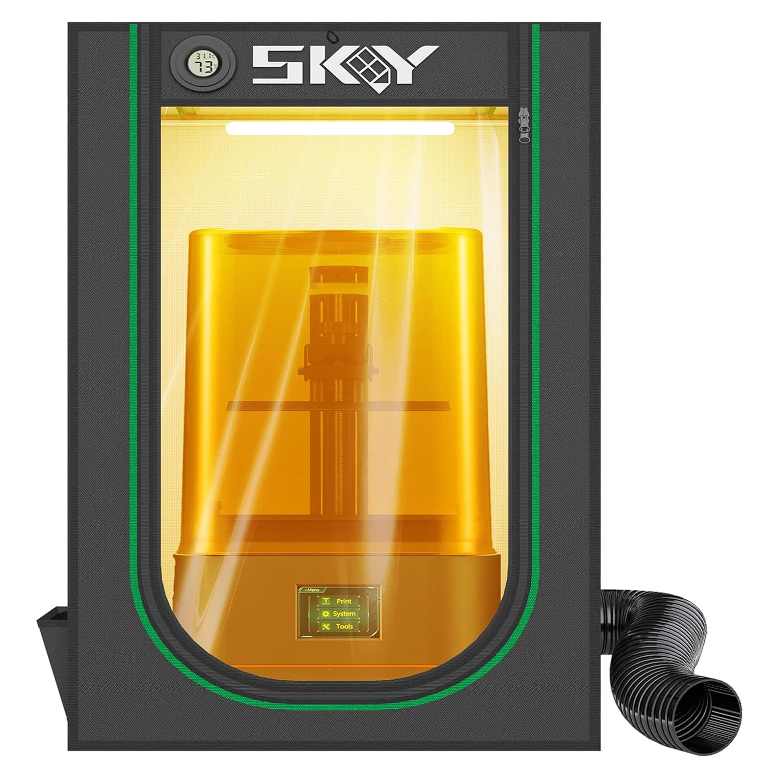 Cubierta para impresora 3D Skophy con ventilación y filtro de carbono